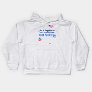 Not a Republican Just Vaccinated Kids Hoodie